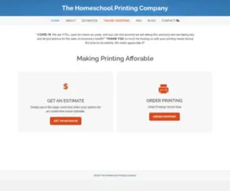 Thehomeschoolprintingcompany.com(The Homeschool Printing Company) Screenshot