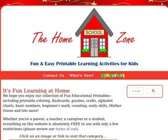 Thehomeschoolzone.com(We hope you enjoy our collection of free Fun Educational Printables) Screenshot
