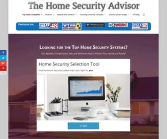 Thehomesecurityadvisor.com(Top Home Alarm Companies) Screenshot