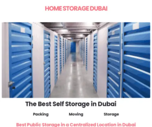 Thehomestoragedubai.com(The Home Storage) Screenshot