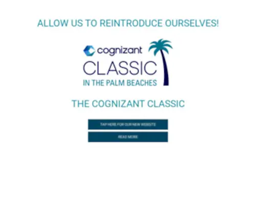 Thehondaclassic.com(The Classic in The Palm Beaches) Screenshot