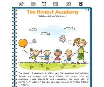 Thehonestacademy.org(We offer childcare and preschool services. Our program) Screenshot