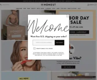 Thehonestcompany.com(The Honest Company) Screenshot