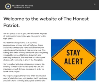 Thehonestpatriot.net(The Honest Patriot) Screenshot