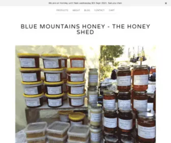 Thehoneyshed.com.au(Blue Mountains Honey) Screenshot