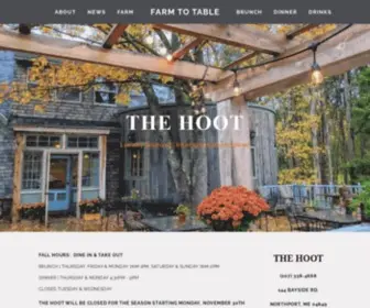 Thehootnorthport.com(FARM TO TABLE) Screenshot