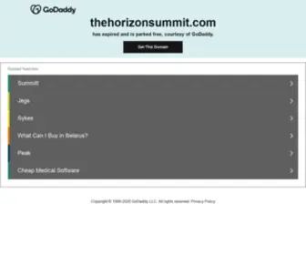 Thehorizonsummit.com(The Horizon Startup Summit & Awards 2020) Screenshot