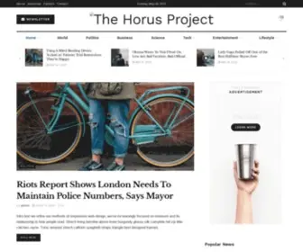 Thehorusproject.org(The Horus Project) Screenshot