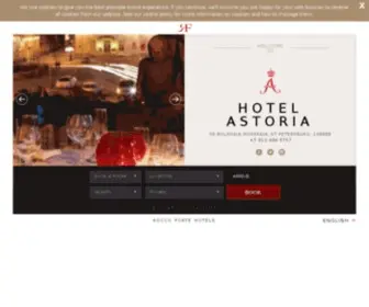 Thehotelastoria.com(St Petersburg Luxury 5 Star Hotels) Screenshot