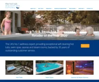 Thehottubandswimspacompany.com(The Hot Tub and Swim Spa Company) Screenshot