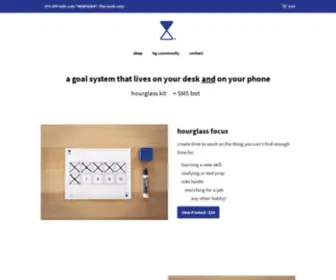 ThehourglassStore.com(Hourglass) Screenshot