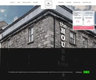 Thehousehotel.ie(4 Star Hotels in Galway City Centre) Screenshot