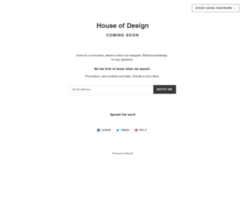 Thehouseofdesign.ca(House of Design) Screenshot