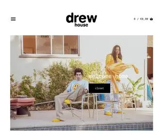 Thehouseofdrew.com(Drew house) Screenshot