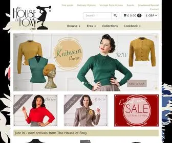 Thehouseoffoxy.com(The House of Foxy) Screenshot