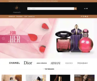 Thehouseoffragrances.com(The House of Fragrances) Screenshot