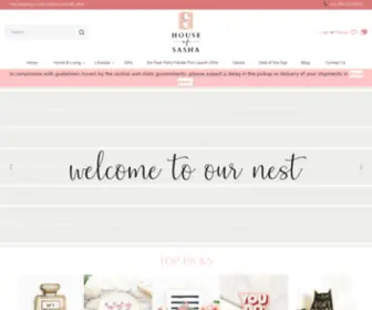 Thehouseofsasha.com(House of Sasha) Screenshot