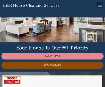 Thehrcleaning.com(H&R House Cleaning Services in San Francisco Bay Area) Screenshot