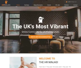 Thehrninjas.co.uk(Online Community for HR Professionals) Screenshot