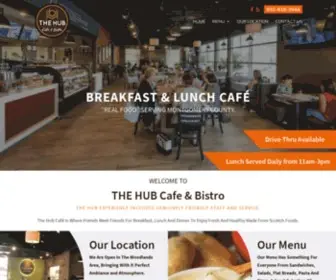 Thehubcafeandbistro.com(The HUB Cafe & Bistro) Screenshot