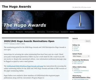 Thehugoawards.org(The Hugo Awards) Screenshot