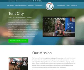 Thehumanityproject.ca(The Humanity Project) Screenshot