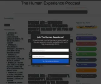 Thehumanxp.com(The Human Experience Podcast) Screenshot