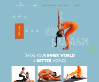 Thehumanyoga.com(Human Yoga) Screenshot