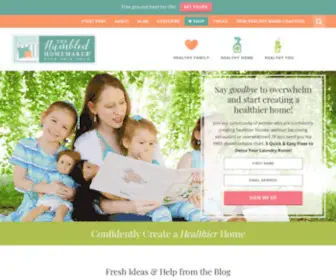 Thehumbledhomemaker.com(Confidently Create a Healthier Home) Screenshot