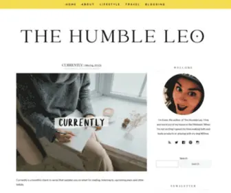 Thehumbleleo.com(The Humble Leo) Screenshot