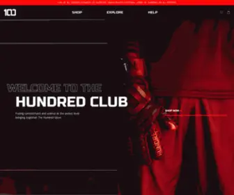 Thehundredglove.com(The Hundred Glove) Screenshot