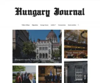 Thehungaryjournal.com(Hungarian news in English) Screenshot