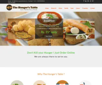 Thehungerskitchen.in(The Hunger's Table) Screenshot