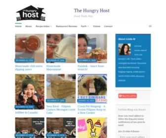 Thehungryhost.com(Food) Screenshot