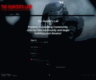 Thehunterslair.com(Predator Costumes and Props) Screenshot