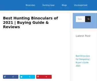 Thehuntingbinoculars.com(Best Hunting Binoculars of 2021) Screenshot