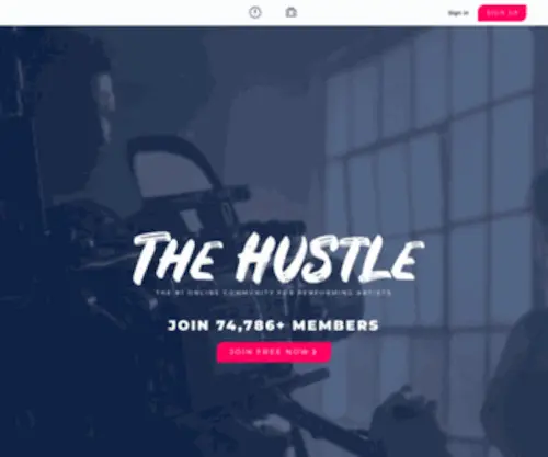 Thehustlecommunity.com(The hustle) Screenshot