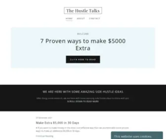 Thehustletalks.com(The Hustle Talks) Screenshot