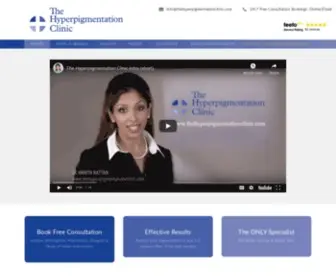 Thehyperpigmentationclinic.com(Hyperpigmentation Treatment) Screenshot