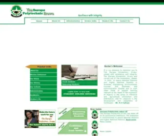 Theibarapapoly.edu.ng(The Ibarapa Polytechnic) Screenshot