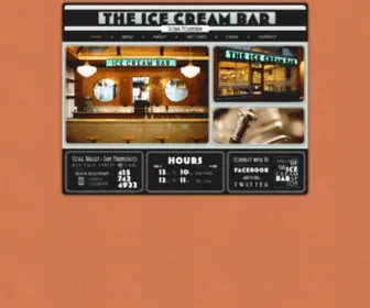 Theicecreambarsf.com(The Ice Cream Bar) Screenshot