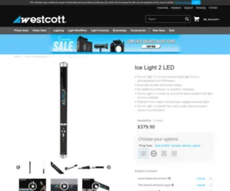 Theicelight.com(Westcott Ice Light 2 Daylight LED) Screenshot