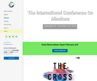 Theicom.org(A conference of the Christian Churches/Churches of Christ) Screenshot