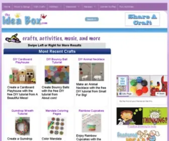Theideabox.com(Kids Crafts) Screenshot