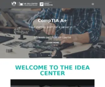 Theideacenter.co(The Idea Center at Miami Dade College) Screenshot