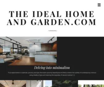 Theidealhomeandgarden.com(The ideal home and) Screenshot