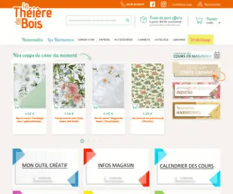 Theieredebois.com(Cartonnage & Fournitures Loisirs Créatifs en ligne) Screenshot