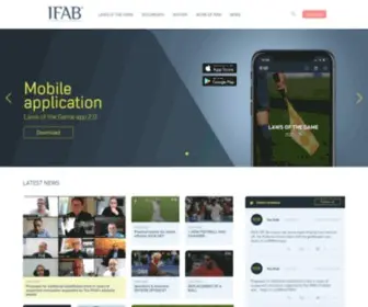 Theifab.com(International Football Association Board) Screenshot