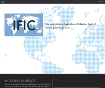 Theific.org(The International Federation of Infection Control) Screenshot