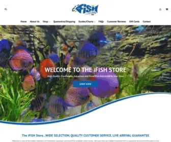 Theifishstore.com(The iFISH Store) Screenshot